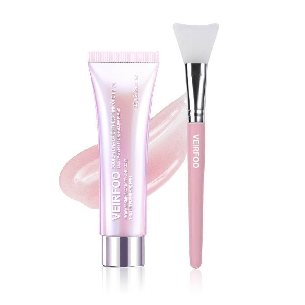 VEIRFOO Sodium DNA Radiance Pink Orchid Oil Collagen Hydraglow Mask